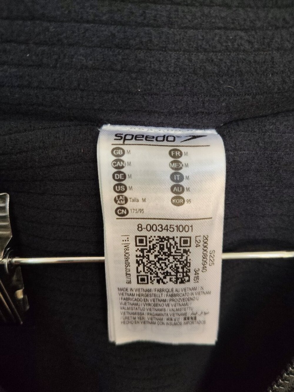 NWOT Speedo Unisex Elite Parka Long Jacket Fleece Lined Team - Picture 4 of 9